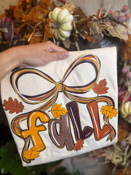 Fall Bow Graphic Tee